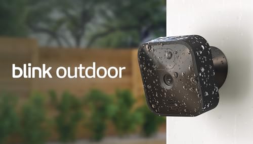 Blink Outdoor with two-year battery life | Wireless HD smart security camera, motion detection, Alexa enabled | 3-Camera System with Sync Module