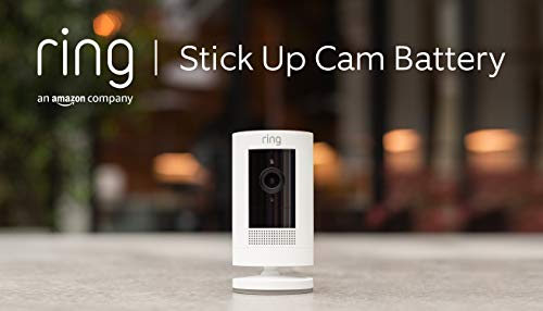 Ring Outdoor Camera Battery (Stick Up Cam) | HD wireless outdoor Security Camera 1080p Video, Two-Way Talk, Wifi, Works with Alexa | alternative to CCTV system | 30-day free trial of Ring Protect