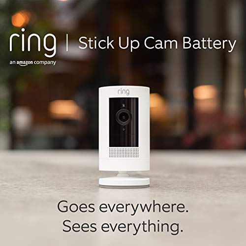 Ring Outdoor Camera Battery (Stick Up Cam) | HD wireless outdoor Security Camera 1080p Video, Two-Way Talk, Wifi, Works with Alexa | alternative to CCTV system | 30-day free trial of Ring Protect