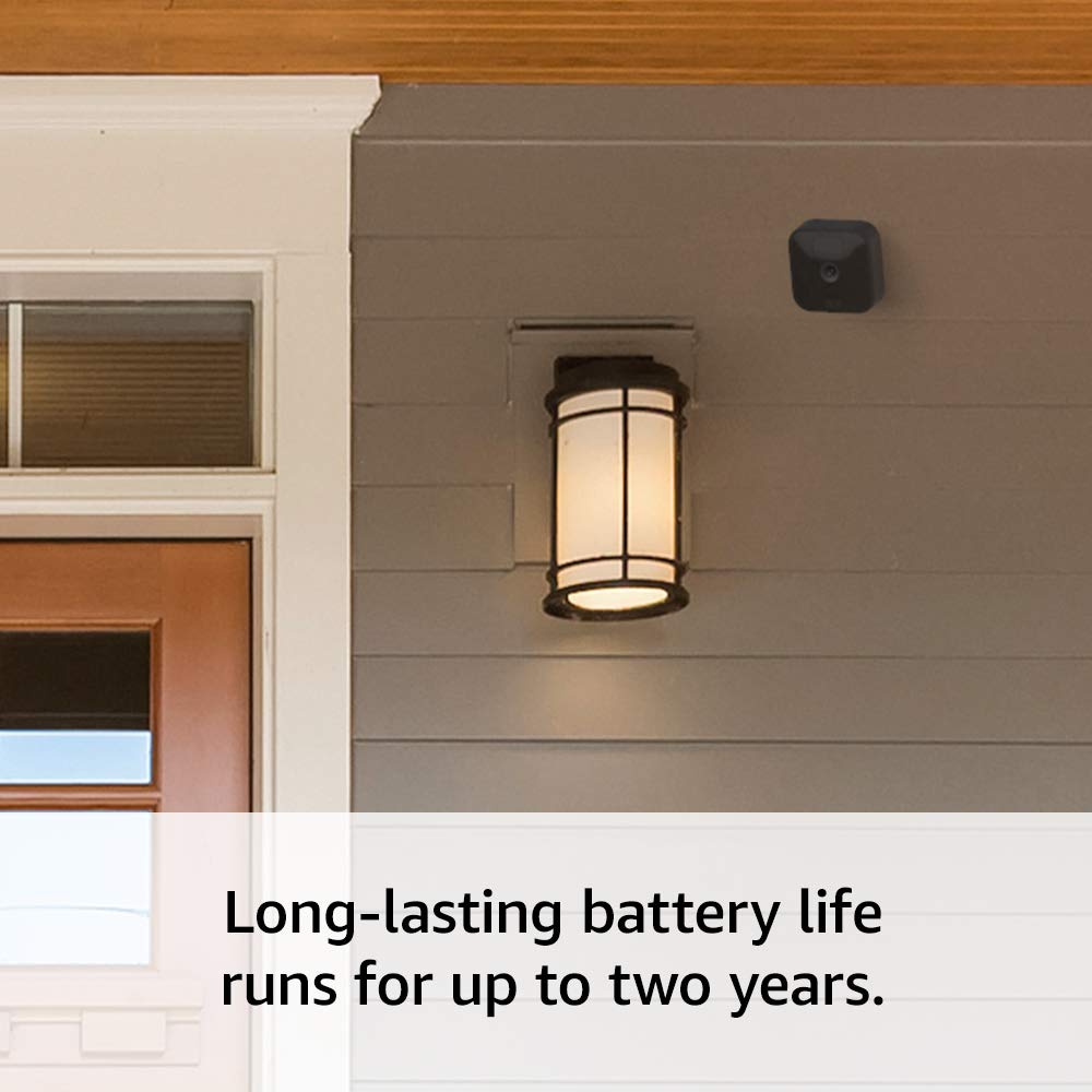 Blink Outdoor with two-year battery life | Wireless HD smart security camera, motion detection, Alexa enabled | 3-Camera System with Sync Module
