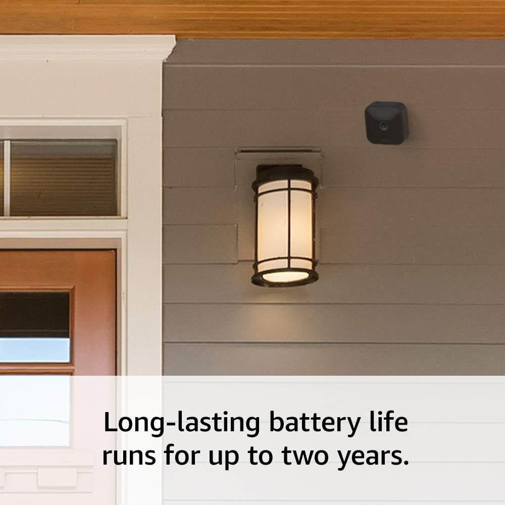 Certified Refurbished Blink Outdoor with two-year battery life | Wireless HD smart security camera, motion detection, Alexa enabled | 2-Camera System