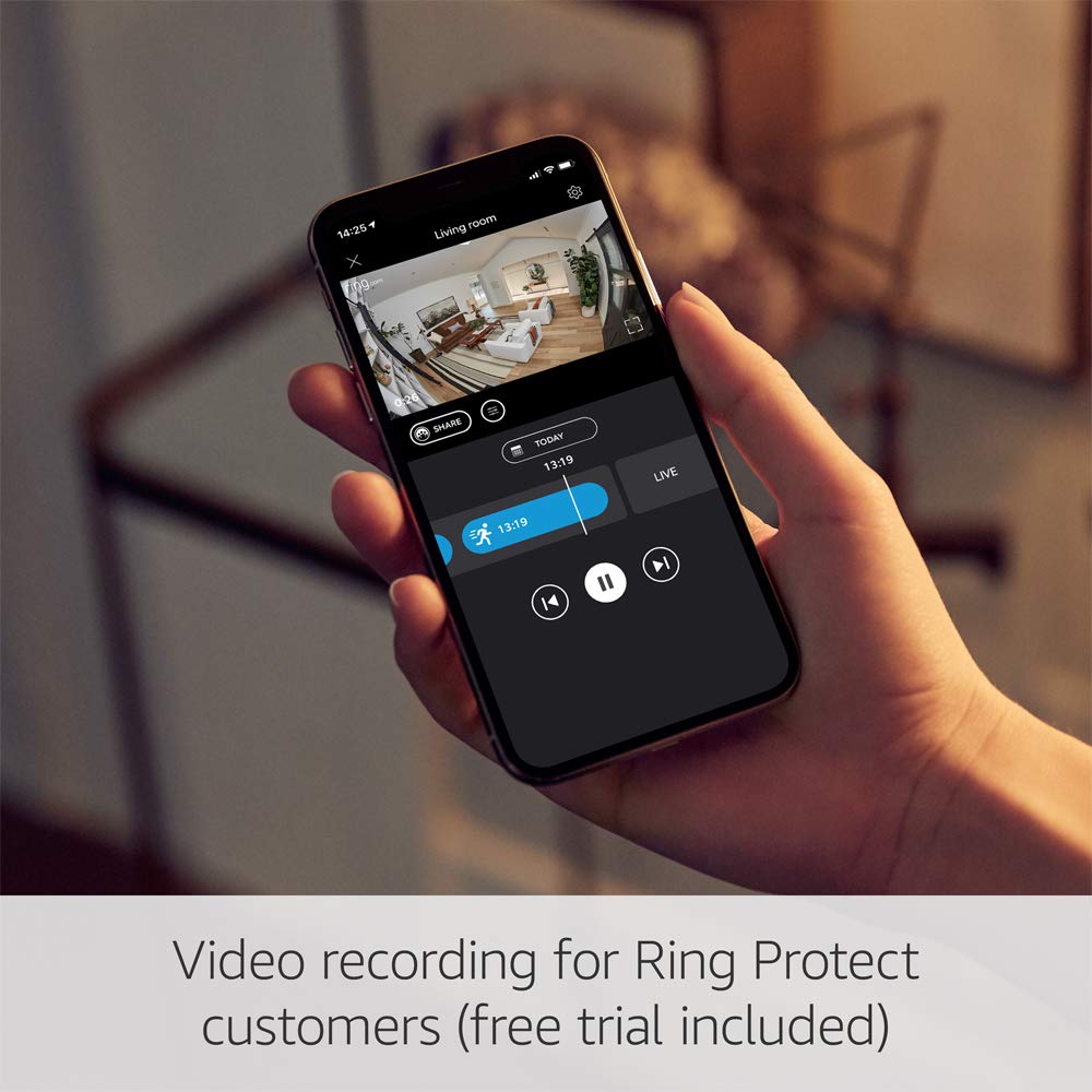 Ring Outdoor Camera Battery (Stick Up Cam) | HD wireless outdoor Security Camera 1080p Video, Two-Way Talk, Wifi, Works with Alexa | alternative to CCTV system | 30-day free trial of Ring Protect