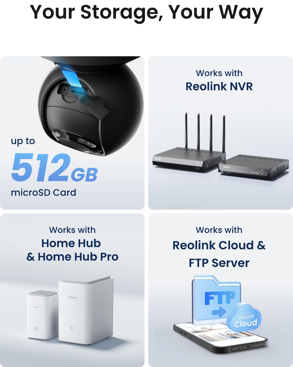 Reolink 5MP PTZ Camera E1 Outdoor, 2.4/5GHz WiFi CCTV Security Camera with 3X Optical Zoom, Human/Vehicle Tracking, Color Night Vision, 2-Way Audio, Support 512GB SD Card for 24/7 Protection, Black