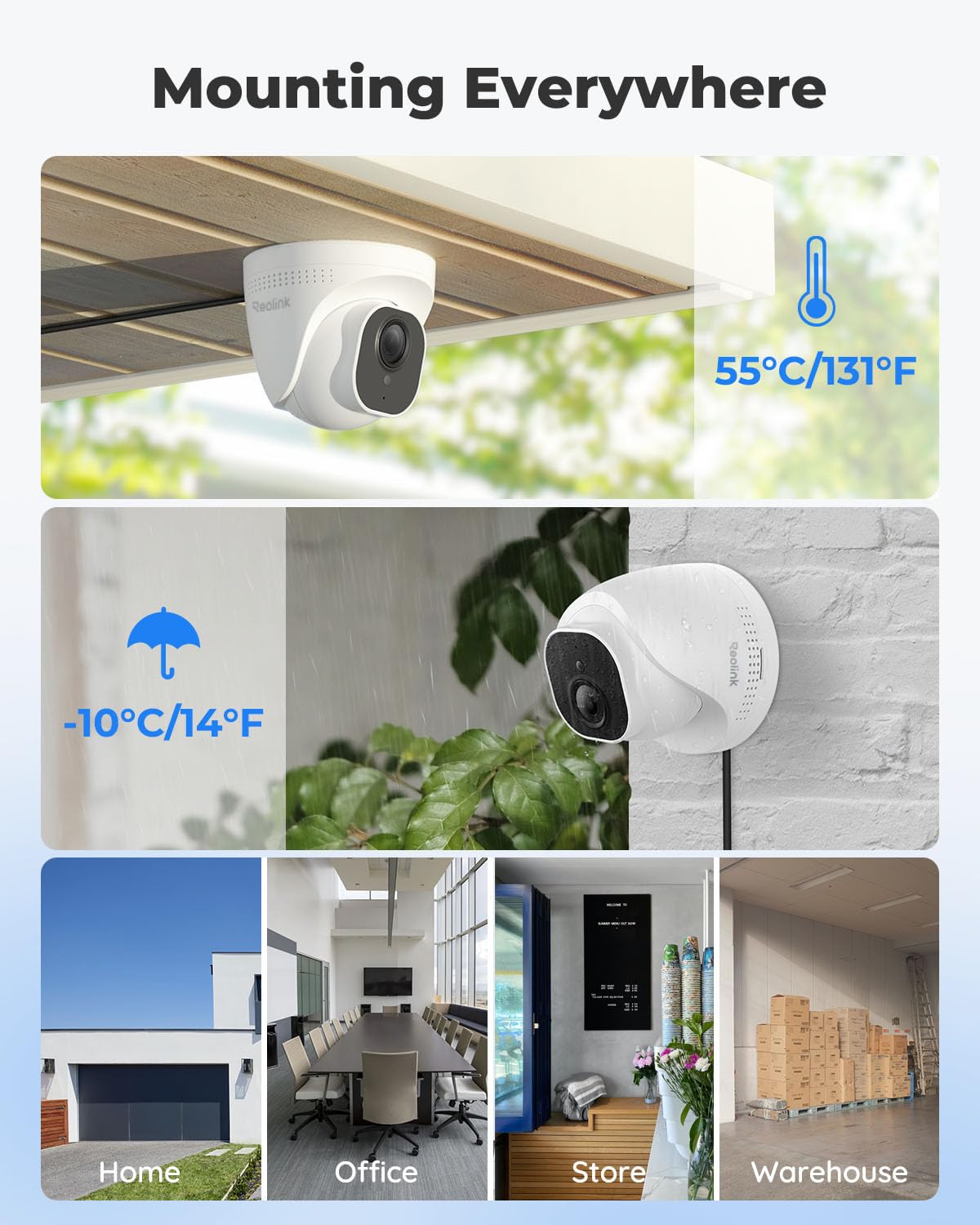 Reolink 4K NVR 8CH PoE CCTV Security Camera System, with 2TB HDD and 4X 5MP Motion Detection Outdoor PoE IP Cameras, 100ft Night Vision Remote Access, RLK8-520D4-5MP