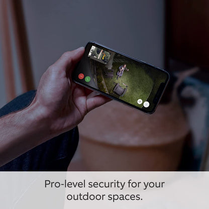 Ring Spotlight Cam Pro Wired | Outdoor Security Camera 2K Video with Ring Vision, 3D Motion Detection, Bird's-Eye View, LED Spotlights, alternative to CCTV | 30-day free trial of Ring Home