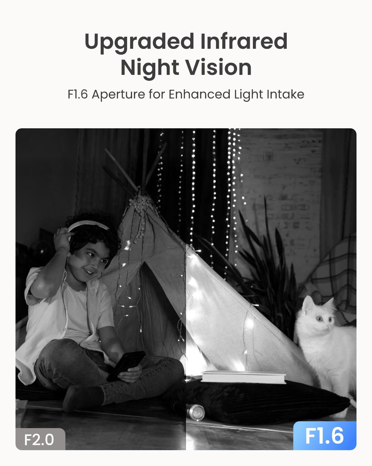 Reolink Indoor Camera 5MP, Baby Monitor, Pan Tilt Pet Camera, Person/Pet Tracking, Baby Crying Detection, 2.4/5GHz WiFi Home Security Camera with APP, 2-Way Audio, E1 Pro (Pack of 2)