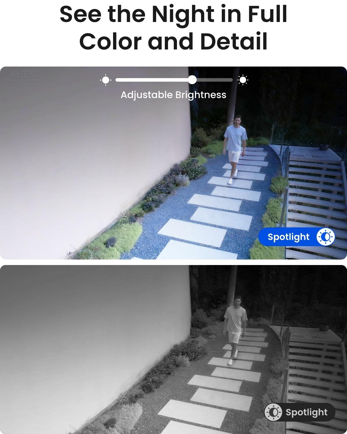 Reolink 5MP PTZ Camera E1 Outdoor, 2.4/5GHz WiFi CCTV Security Camera with 3X Optical Zoom, Human/Vehicle Tracking, Color Night Vision, 2-Way Audio, Support 512GB SD Card for 24/7 Protection, Black