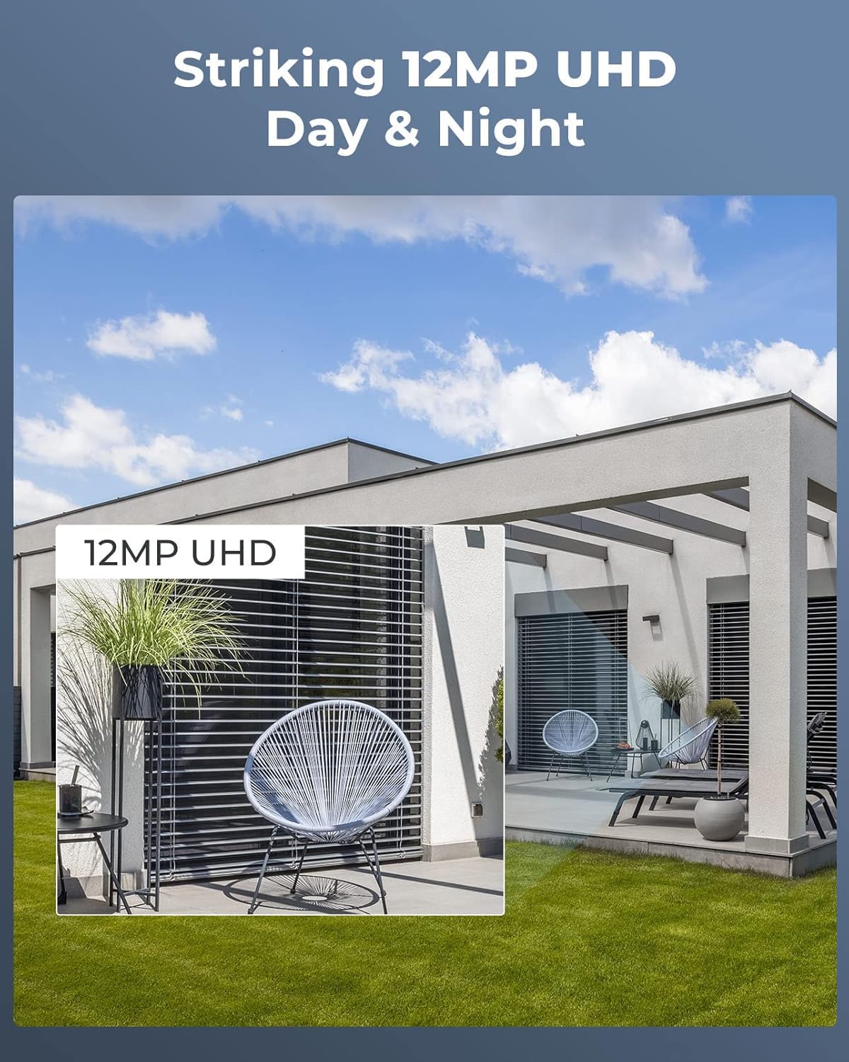 Reolink 4K+ PoE CCTV Security Camera System with Spotlights, 4X 12MP IP Cameras with Person/Vehicle Detection, 8CH NVR with 2TB HDD for 24/7 Continuous Recording, 2-Way Audio, RLK8-1200D4-A